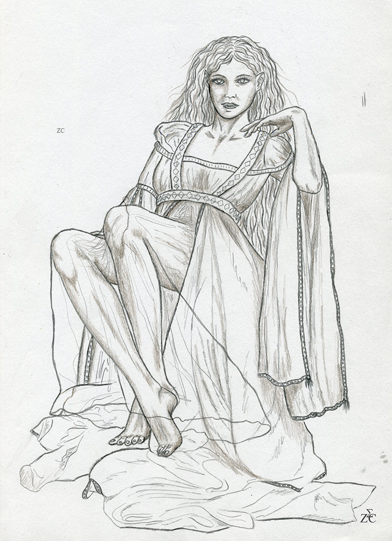 Croquis pour Ninive par Zandrine C