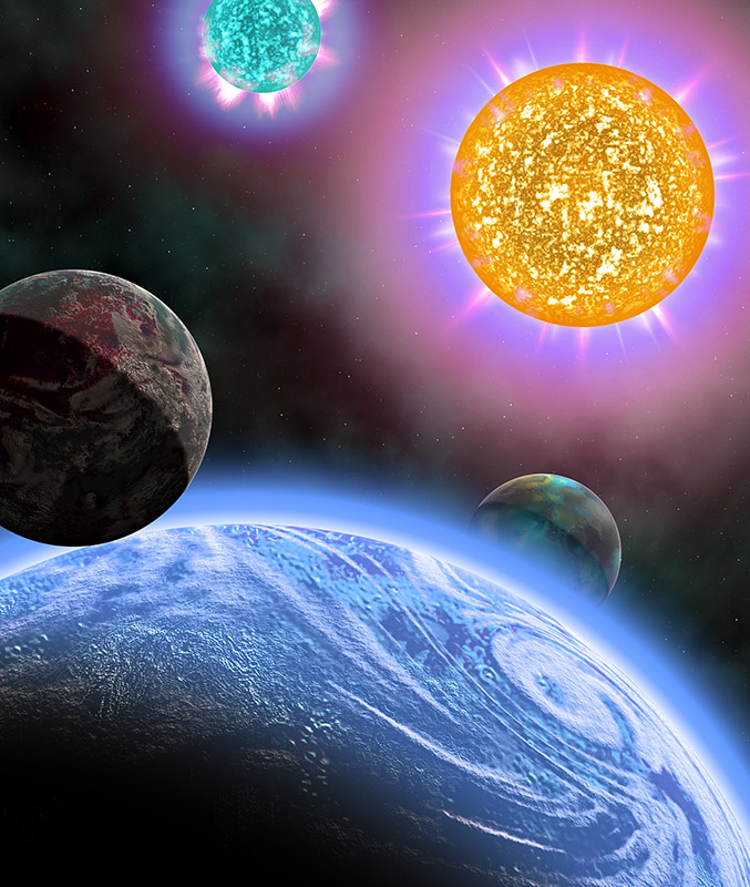 Astres par Zandrine C